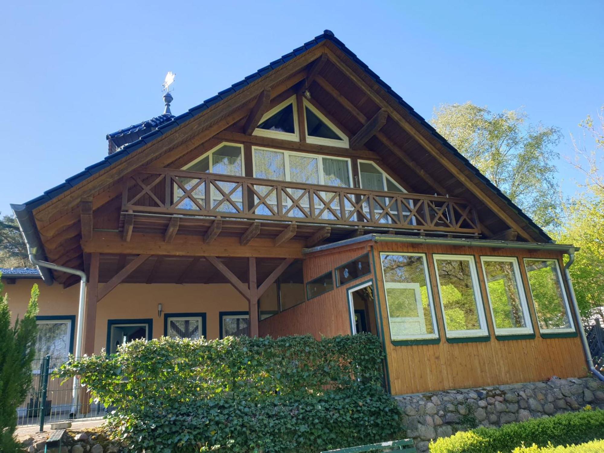 Ferienhaus Star Villa-Paelitzsee Grosszerlang Екстериор снимка